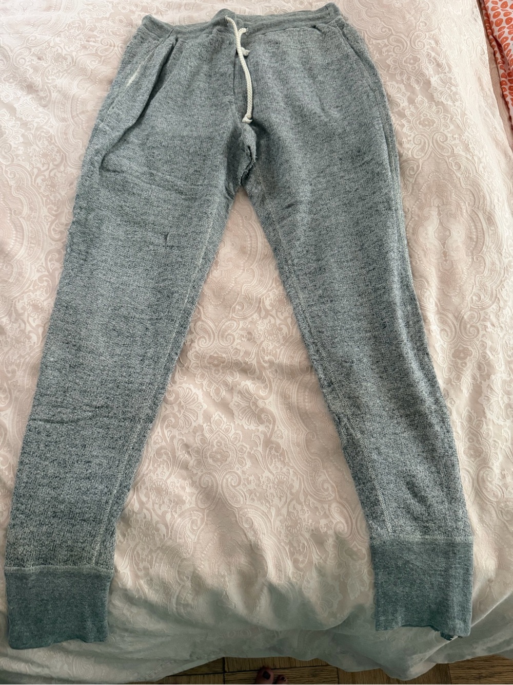 Isabel Marant Heather Grey Knit Jogger Pants